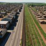 Image Prompt 1: The Urban-Rural Divide and Exodus**